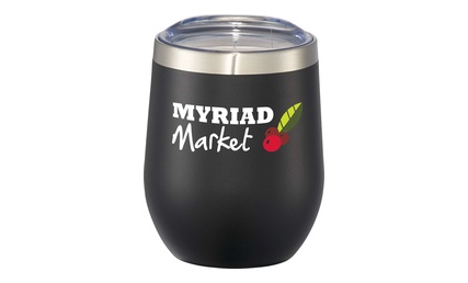 12 oz Stainless Steel Wine Tumbler